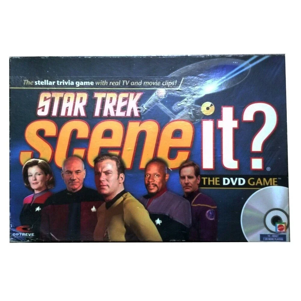 Star Trek Scene It? The DVD Game 2009 Mattel Complete Board Game Voyager etc